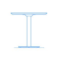 Furniture Dining Tables Blu Dot Easy Cafe Table Tracing Svg Vector, Free Vectors File